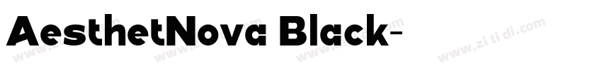 AesthetNova Black字体转换 AesthetNova Black字体转换